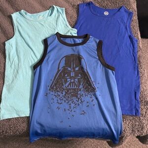 Blue Boys' Tank Tops - Sleeveless Star Wars Tee